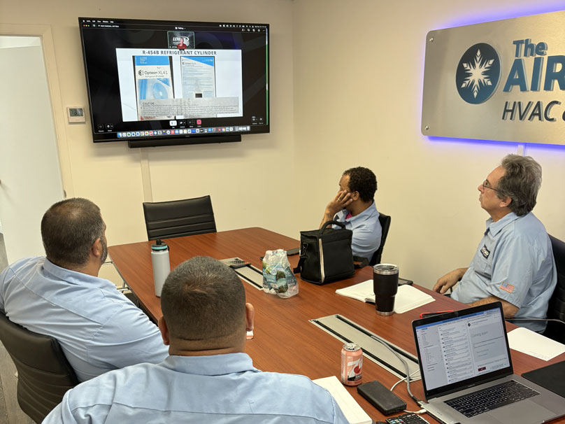 The Air Squad in a meeting